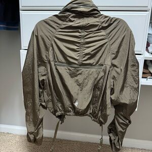 Free People cropped rain jacket